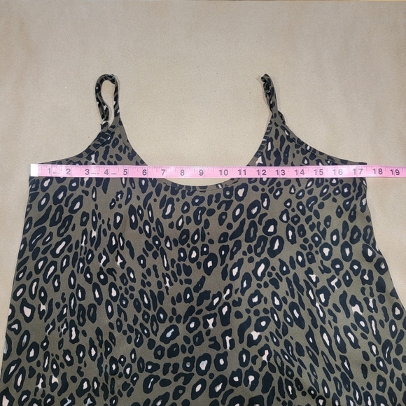 Apt. 9 Brown Size XS Brown, Black & Peach Leopard Print Cami/Spaghetti Strap Top - Picture 5 of 10